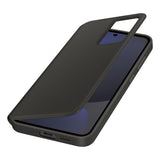 Coque et étui téléphone mobile Samsung Etui Smart View avec porte-carte pour Galaxy S24 FE - Noir
