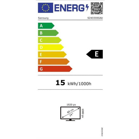 Ecran PC - SAMSUNG - 24 - FHD - 100Hz - Dalle IPS - 5ms - LS24D300GAUXEN