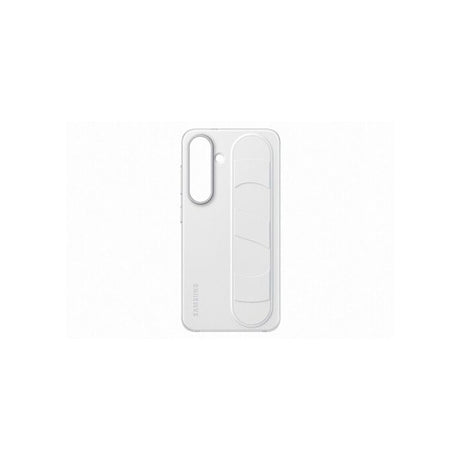 Coque - Samsung - Galaxy S25 - Blanc - Fonction Support - Laniere Intťgrťe