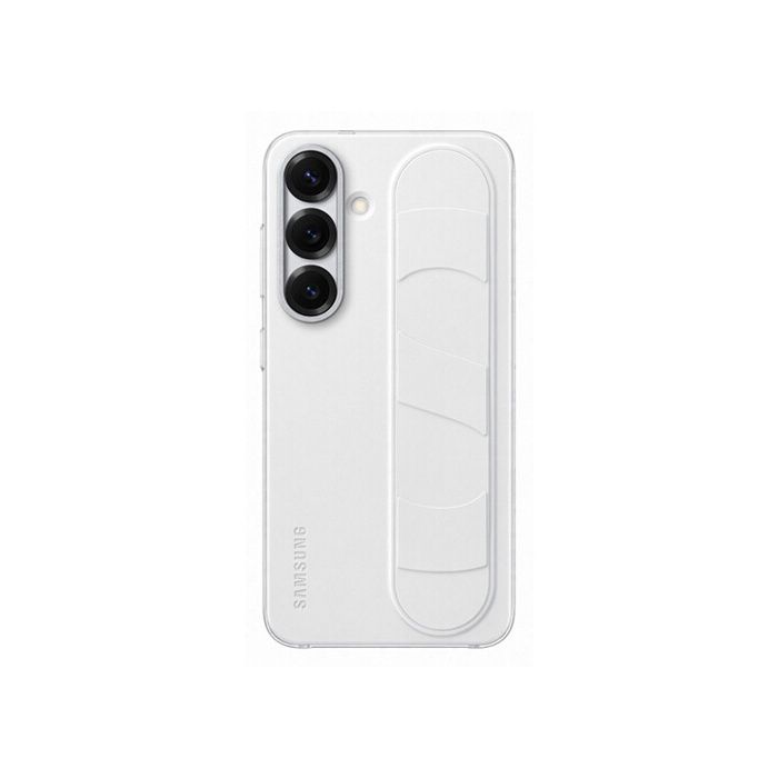 Coque - Samsung - Galaxy S25 - Blanc - Fonction Support - Laniere Intťgrťe