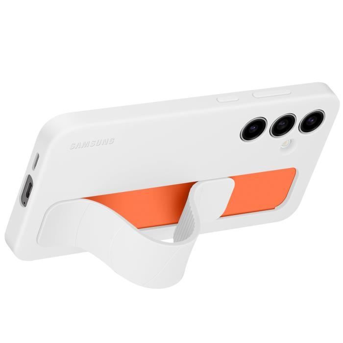 Coque avec laniere et support Galaxy S25+ Blanc