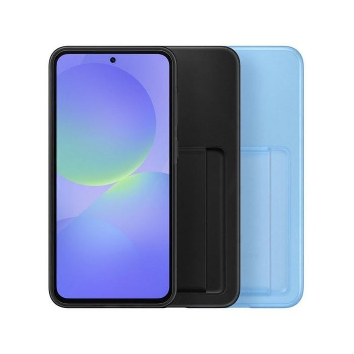 Coque et étui téléphone mobile Samsung arriere avec porte-carte Galaxy A36 5G Bleu