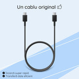 Cable USB Type C - USB Type C - Charge rapide 25W - SAMSUNG - 1 M - Noir