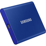 SAMSUNG - T7 Bleu - SSD Externe - 1 To - USB 3.2 - Vitesse lecture jusqu'a 1 050 Mo/s