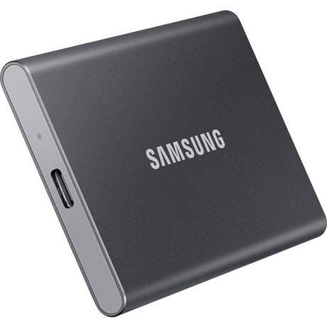 SAMSUNG - T7 Gris - SSD Externe - 1 To - USB 3.2 - Vitesse lecture jusqu'a 1 050 Mo/s