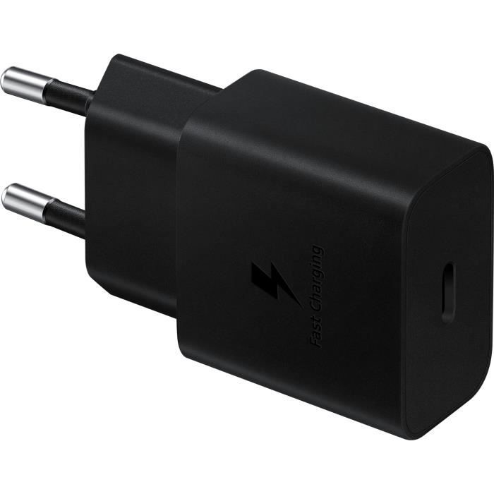 Chargeur Secteur USB C - 15W - SAMSUNG - Noir