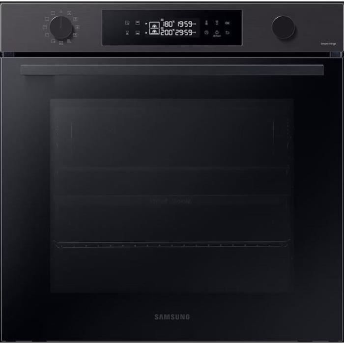 Four encastrable SAMSUNG NV7B4430ZAB - Multifonction - Pyrolyse - Chaleur tournante - Inox anti-traces.