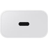 Chargeur pour tÈlÈphone mobile Samsung Chargeur secteur 25W Avec cable USBC Blanc