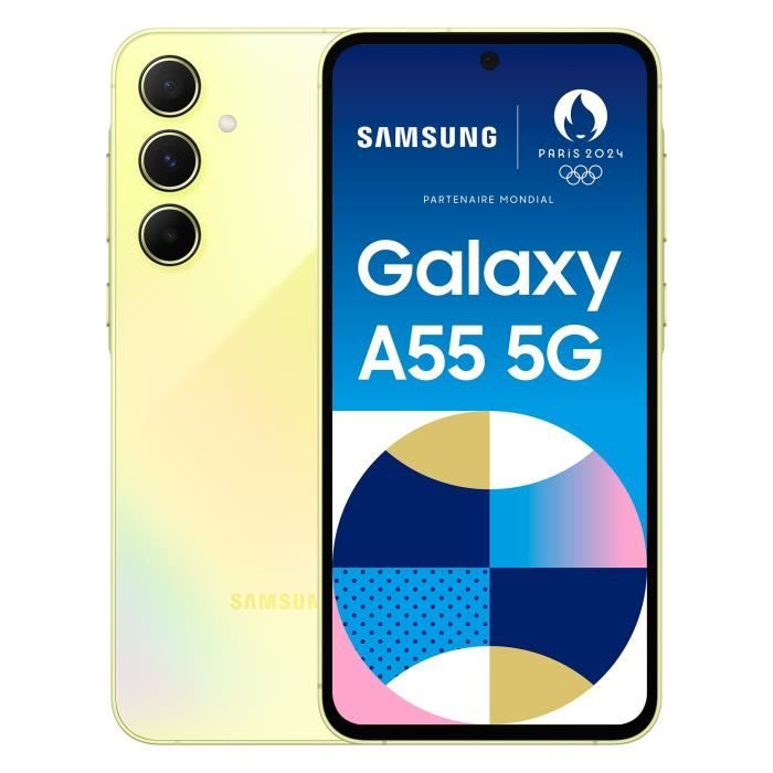 Samsung Galaxy A55 Smartphone 128 Go 5G Lime