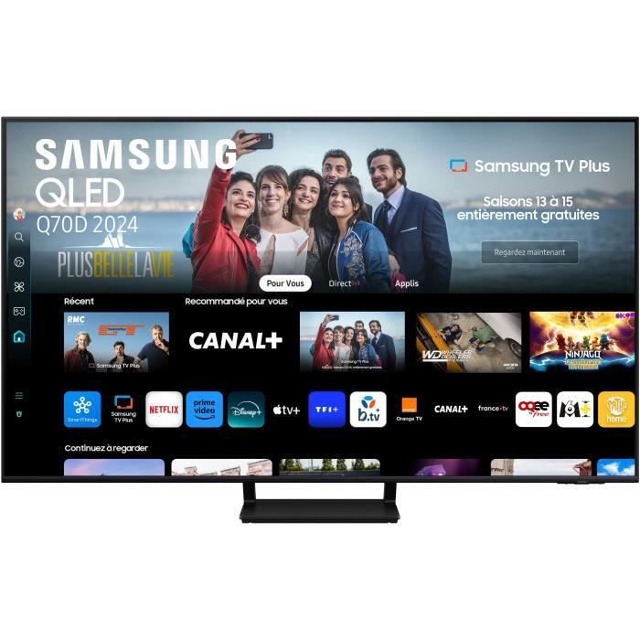 Samsung 55Q70D - TV QLED 55 (140 cm) - 4K UHD 3840x2160 - 120 Hz - HDR - Smart TV - Gaming HUB - 4xHDMI - WiFi