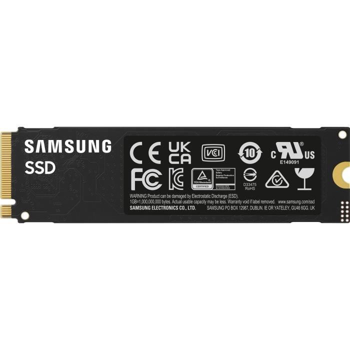 SSD Interne - SAMSUNG - 990 EVO Plus 4 To - NVMe M.2 PCIe 4.0x4 - Vitesse lecture jusqu'a 7 250 Mo/s