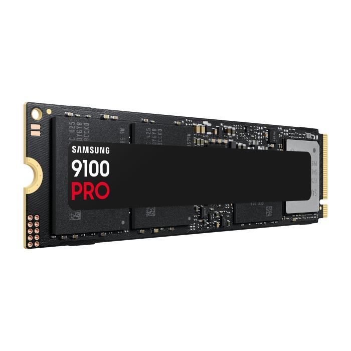 Samsung - 9100 PRO - SSD Interne - NVMe M.2 PCIe 5.0 x4 - 1 To - Vitesse de lecture jusqu'a 14 800 Mo/s - MZ-VAP1T0BW