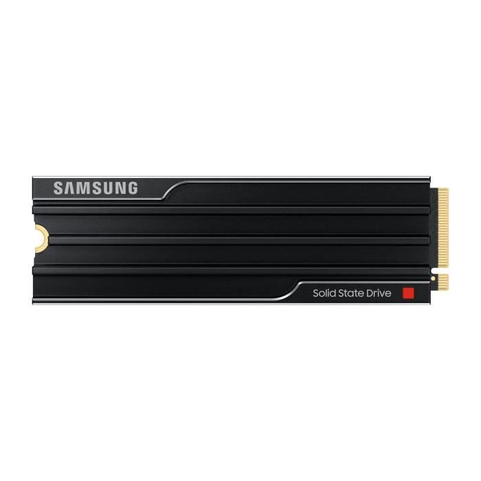 Samsung - SSD Interne - 9100 PRO avec dissipateur NVMe M.2 PCIe 5.0 x4 - 4 To - Vitesse de lecture jusqu'a 14 800 Mo/s - MZ-VAP4T0CW
