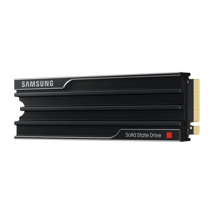 Samsung - SSD Interne - 9100 PRO avec dissipateur NVMe M.2 PCIe 5.0 x4 - 4 To - Vitesse de lecture jusqu'a 14 800 Mo/s - MZ-VAP4T0CW