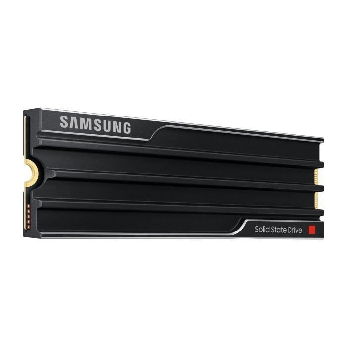 Samsung - SSD Interne - 9100 PRO avec dissipateur NVMe M.2 PCIe 5.0 x4 - 2 To - Vitesse de lecture jusqu'a 14 800 Mo/s - MZ-VAP2T0CW
