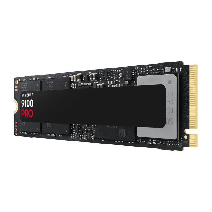Samsung - 9100 PRO - SSD Interne - NVMe M.2 PCIe 5.0 x4 - 2 To - Vitesse de lecture jusqu'a 14 800 Mo/s - MZ-VAP2T0BW