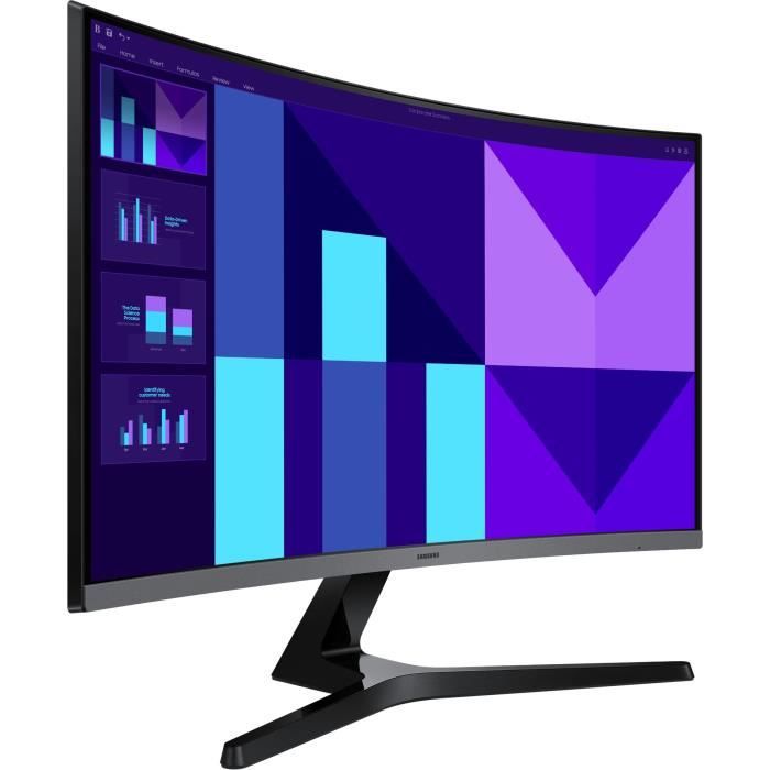 Ecran PC Incurvé - SAMSUNG - 27 - FHD - 100Hz - Dalle VA - 4ms - LS27D390GAUXEN