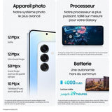 SAMSUNG Galaxy S25 AI Smartphone 256 Go Bleu clair