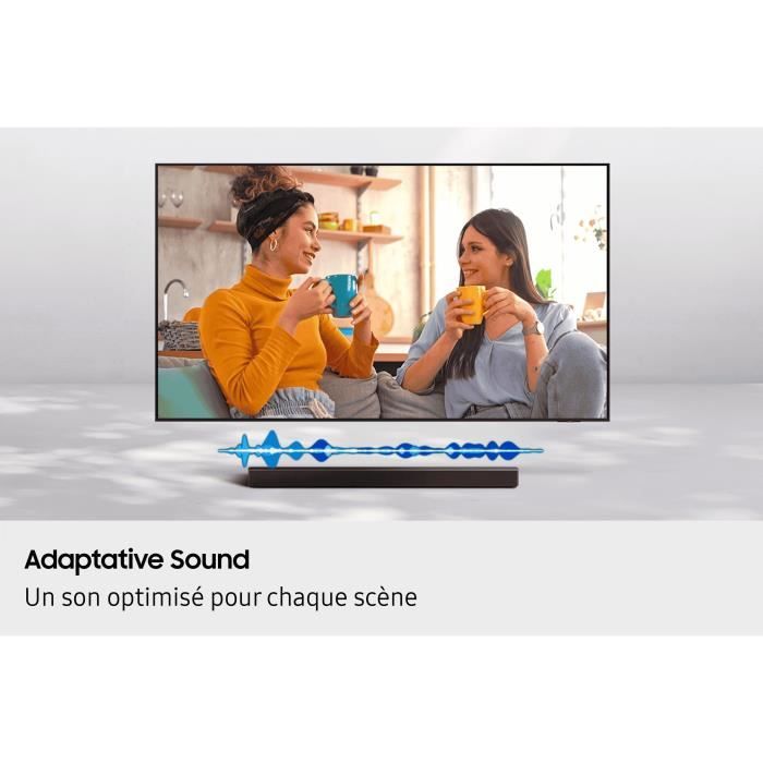Barre de son - SAMSUNG - HW-B460F - Series 2.1ch - Puissance : 300W - Caisson sans fil 6,5 - Adaptative Sound Lite