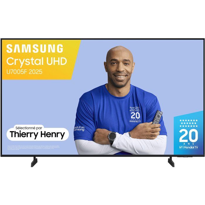 Samsung TU50U7005F - TV LED 50 (125 cm) - 4K UHD 3840x2160 - HDR10+ - Smart TV - Gaming Hub - 3xHDMI - WiFi