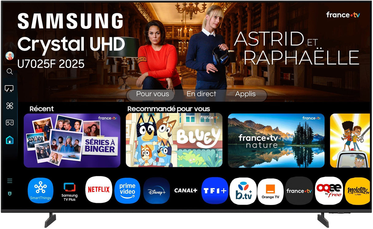 Samsung TU65U7025F - TV LED 65 (165 cm) - 4K UHD 3840x2160 - HDR - Smart TV - Gaming Hub - 3xHDMI - WiFi