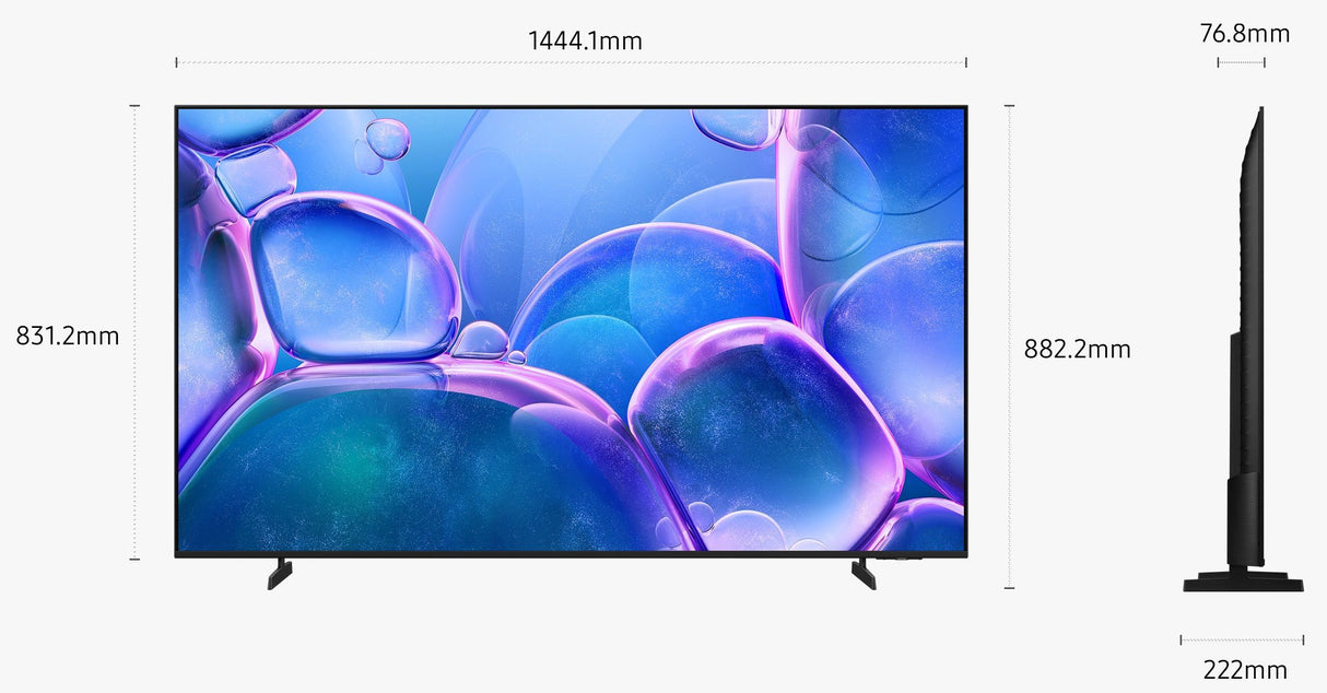 Samsung TU65U7025F - TV LED 65 (165 cm) - 4K UHD 3840x2160 - HDR - Smart TV - Gaming Hub - 3xHDMI - WiFi