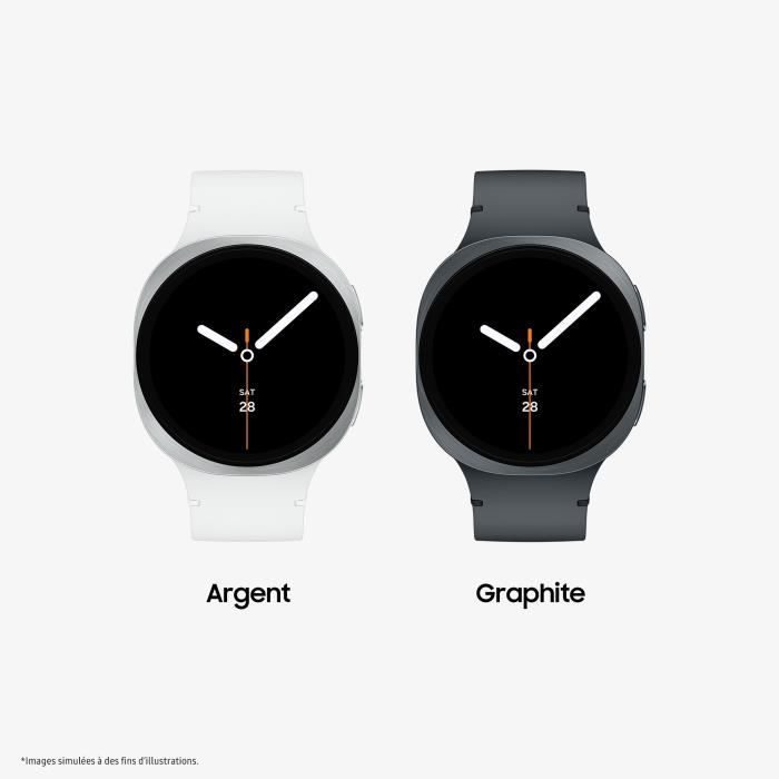 Samsung Galaxy Watch8 Montre connectée Bluetooth 40mm Silver