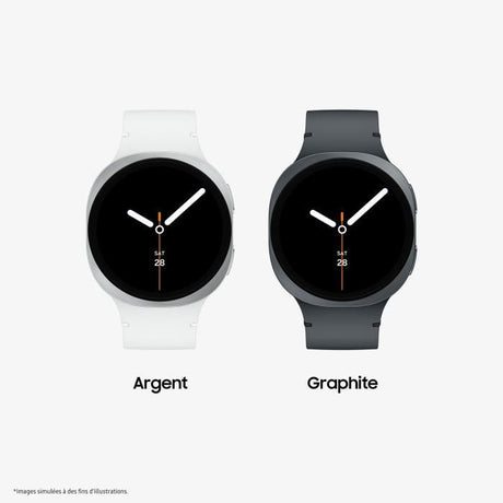 Samsung Galaxy Watch8 Montre connectée Bluetooth 40mm Silver