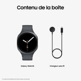 Samsung Galaxy Watch8 Montre connectée Bluetooth 40mm Graphite