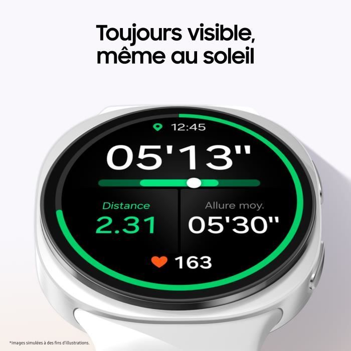 Samsung Galaxy Watch8 Montre connectée 4G 40mm Silver
