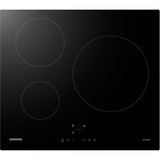 Plaque de cuisson induction - SAMSUNG - 3 zones - L59 x P57 cm - NZ63M3NM1BB/UR - 7200 W - Revetement verre - Noir