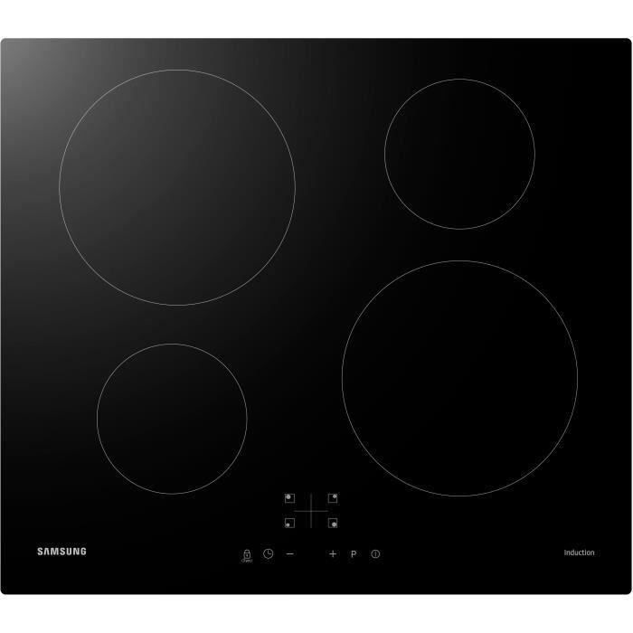 Table de cuisson induction SAMSUNG - 4 zones - L59 x P57 cm - NZ64M3NM1BB/UR