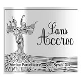 Sans Accroc 2024 Sélection parcellaire Vin de la Vallée du Rhône Syrah - Vin de France rouge