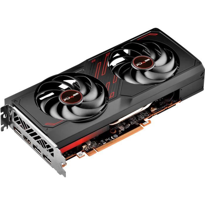 SAPPHIRE - Carte Graphique -  PULSE AMD RADEON™ - RX 7600 GAMING 8GB GDDR6 - HDMI / TRIPLE DP