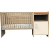 Lit combiné - 120 x 60 cm - Evolutif en 90 x 190 cm - CHARLIE - SAUTHON - Creme