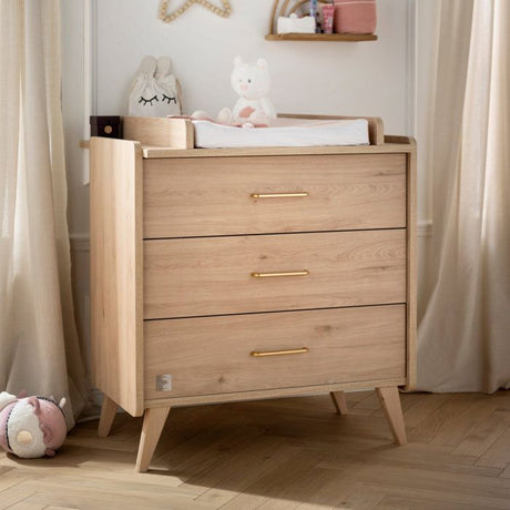 Commode a langer - SAUTHON - Arty - 3 tiroirs - Chene Suave