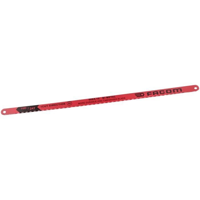 Jeu de 3 Lames de Scie Super HHS Panachées - FACOM - 666.JE3PB (Livré avec des lames de 300mm de 8/10/12 dents)