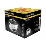 Cuiseur a riz - RUSSELL HOBBS - 27040-56 - 500 W - 2L - 200 programmes - 14 portions - Blanc