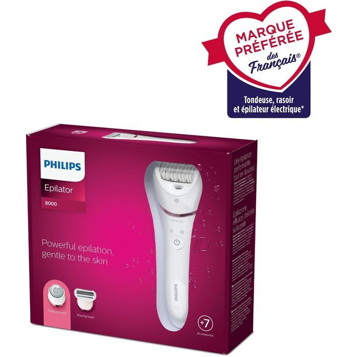 Epilateur électrique - PHILIPS - BRE730/10 - Satinelle Advanced