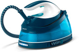 Centrale Vapeur - PHILIPS - GC7840/20 - PerfectCare Compact - 6.5 bars - 1.5L - Bleu/Blanc