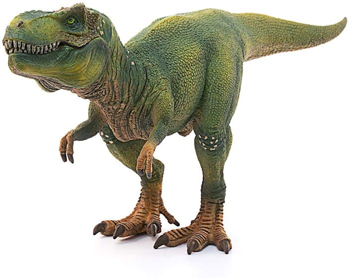 Figurine T-Rex vert, Tyrannosaure Rex avec mâchoire mobile, jouet dinosaure pour enfants, des 4 ans, Schleich 14525 DINOSAURS