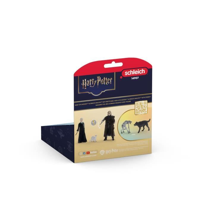 Figurine Alastor Maugrey & Drago Malfoy et le furet, Schleich 14907 Gamme Harry Potter©