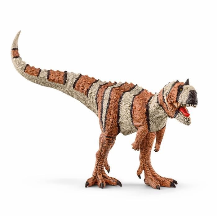 Figurine de Majungasaurus a la Mâchoire Mobile - Figurine Dinosaure Durable de l'ere Jurassique - Jouet Détaillé pour Garçons et