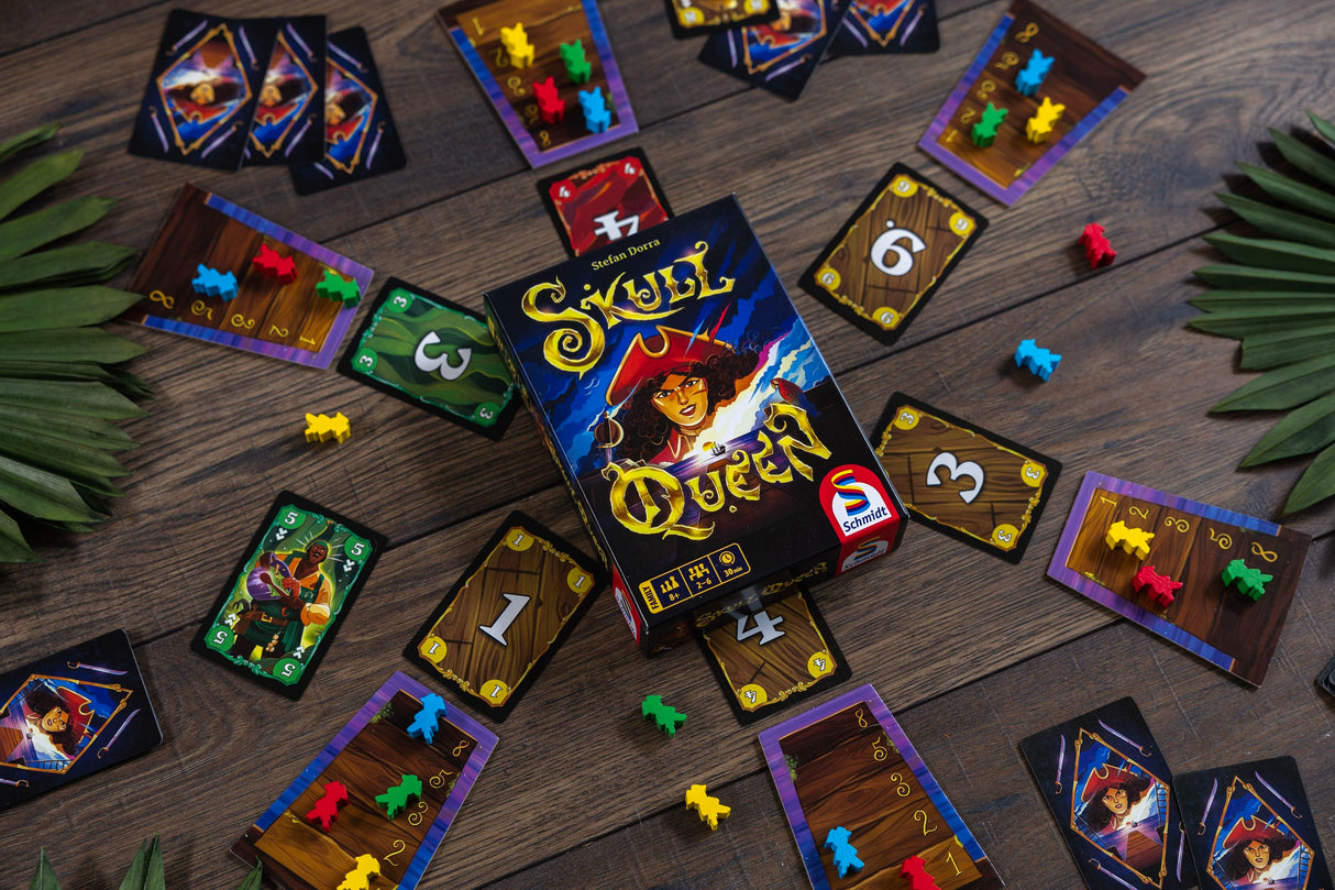 Skull Queen Jeu de cartes - SCHMIDT - 49456 - Multicolore - 2 a 6 joueurs - a partir de 8 ans
