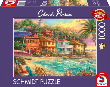 Puzzle 1000 pieces - SCHMIDT - Chuck Pinson - Island Time - Multicolore - 69,3 x 49,3 cm