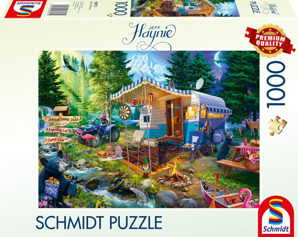Puzzle - SCHMIDT SPIELE - La caravane dans les montagnes - 1000 pieces - Des 12 ans