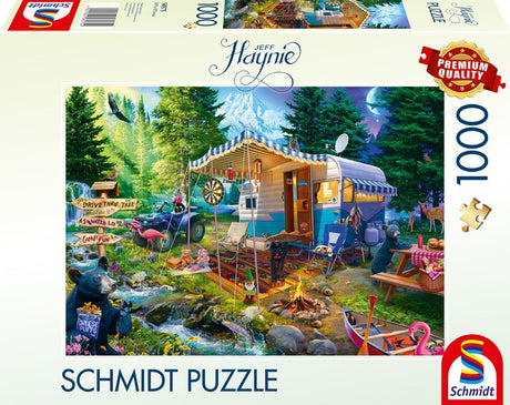 Puzzle - SCHMIDT SPIELE - La caravane dans les montagnes - 1000 pieces - Des 12 ans