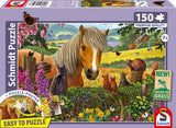 Puzzle - SCHMIDT SPIELE - Mignons visiteurs dans la prairie - 150 pieces - Des 7 ans