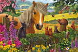 Puzzle - SCHMIDT SPIELE - Mignons visiteurs dans la prairie - 150 pieces - Des 7 ans