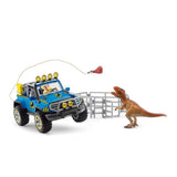 Coffret Voiture tout-terrain avec avant-poste Dino, jouet dinosaure pour enfants, des 4 ans, Schleich 41464 DINOSAURS
